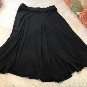 Women’s black split skirt.   NWOT